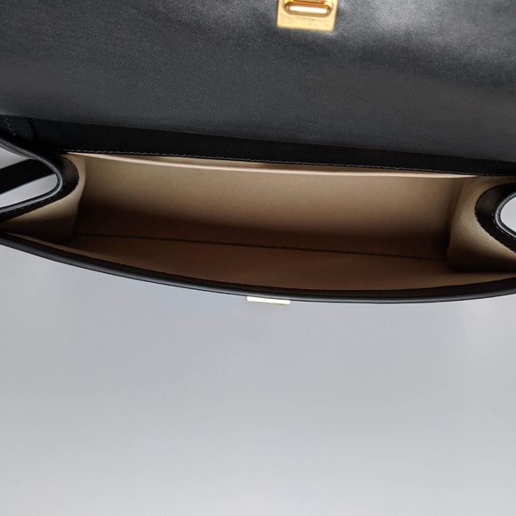 SOLD Givenchy Black Large Whip Lathe Bag - Picture 4 of 7